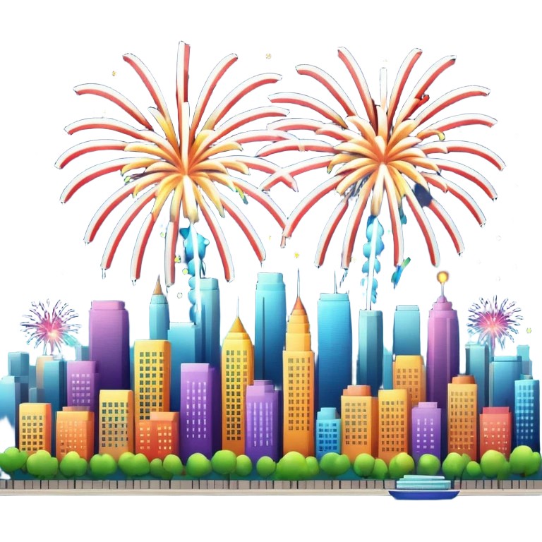 Fireworks city emoji