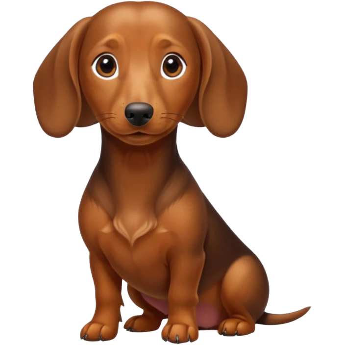 Perro salchicha emoji