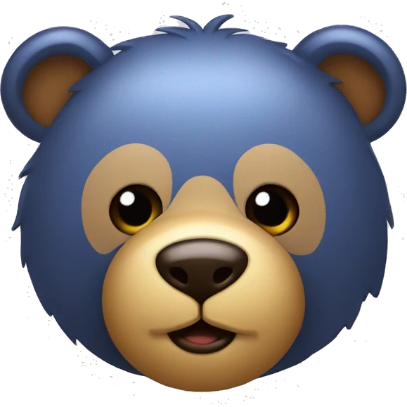 emoji-urso com olhos brilhante  emoji