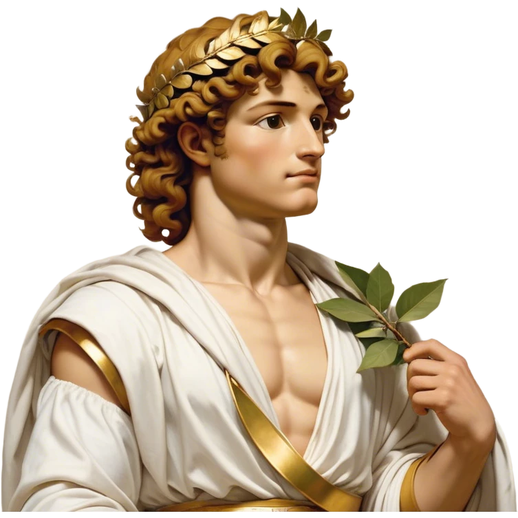 Cinematic Realistic Hercules Portrait, head tilted dramatically with an exaggeratedly amused expression, blending the fierce valor of the Hercules with the classic elegance of Michelangelo's David. His light tan skin and thick, curly, golden brown hair, rendered with meticulous classical detail, frame a face of heroic determination and playful charm. Clad in a gracefully draped white robe adorned with subtle golden embellishments and accented by a distinguished Greek laurel wreath, dynamic lighting accentuates both his formidable physical power and his approachable, spirited demeanor. emoji