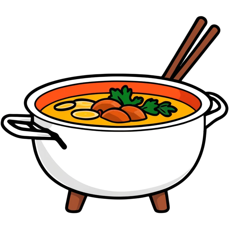 Hot pot emoji