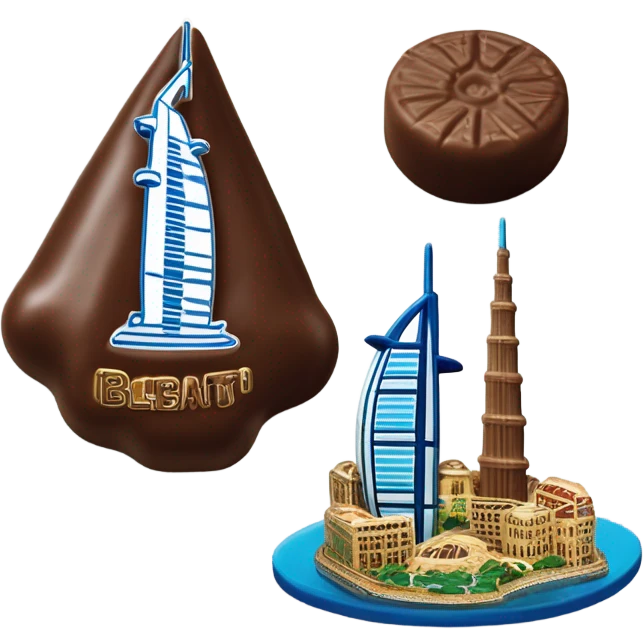 Dubái chocolate emoji