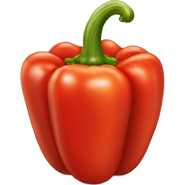 Red Bell pepper emoji