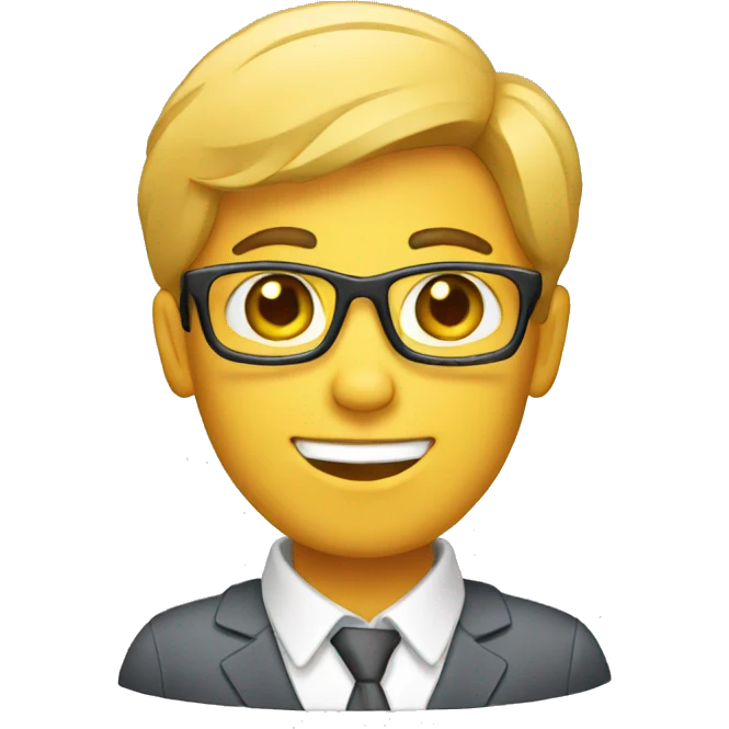 Recruiter with documents emoji