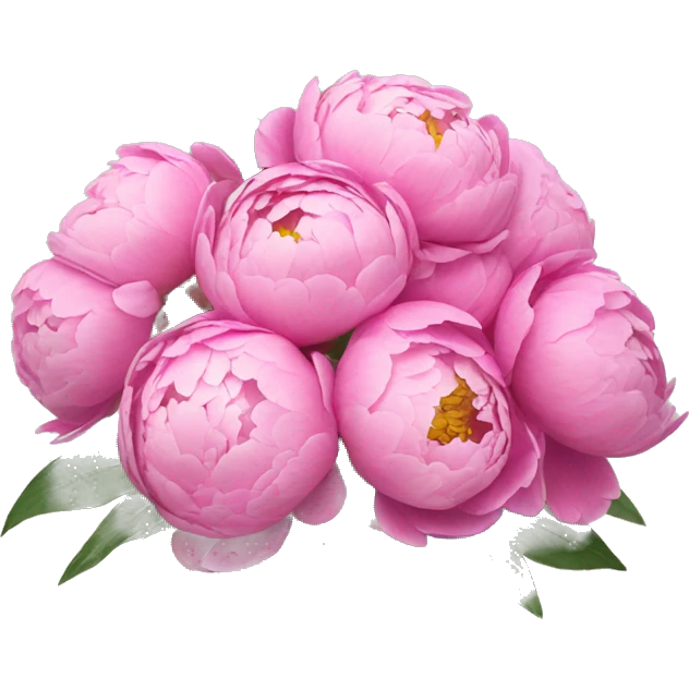 a bouquet of peonies  emoji