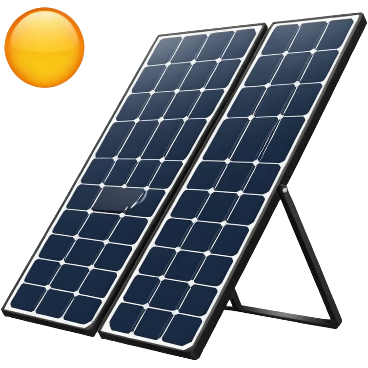2d solar panel lines emoji