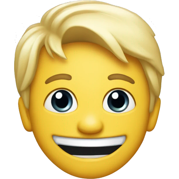 Smily das ,,hää" ruft  emoji