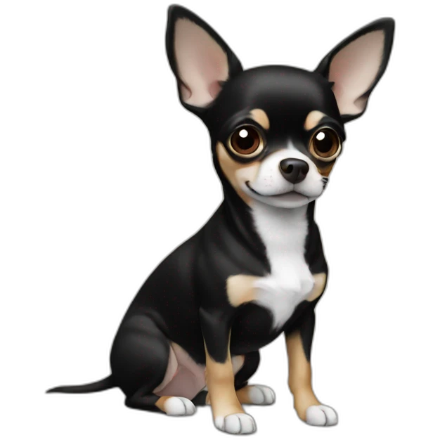Chihuahua-black emoji
