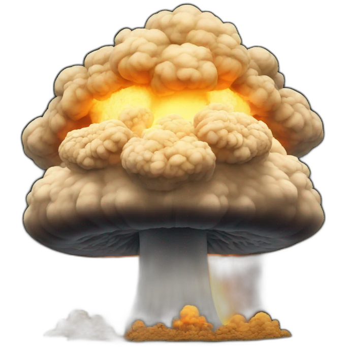 explosion mushroom cloud emoji