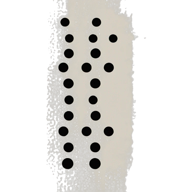 a line and three black dots arranged vertically emoji