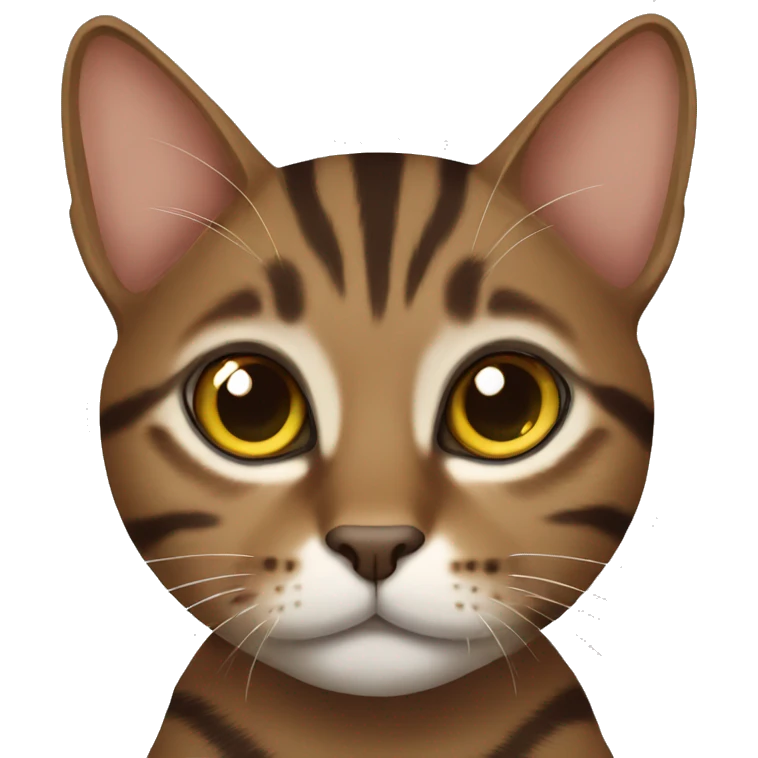 Brown tabby cat  emoji