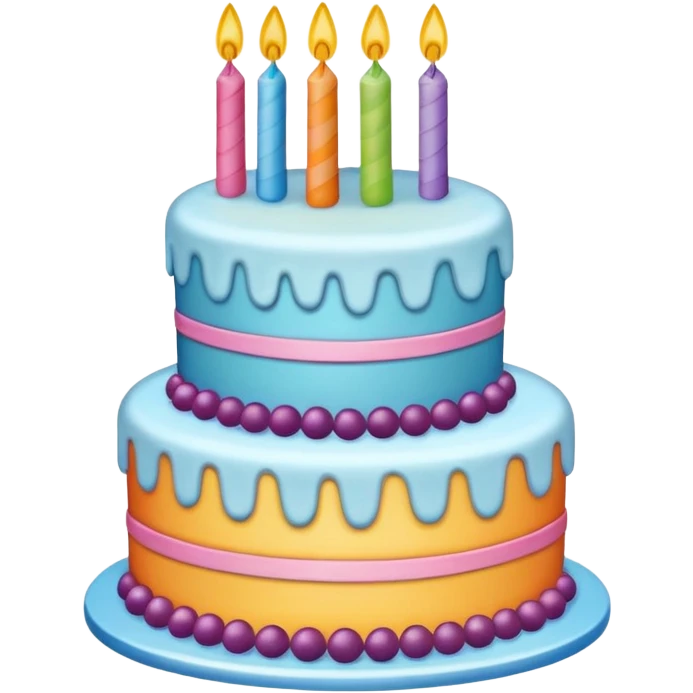 Birthday cake emoji