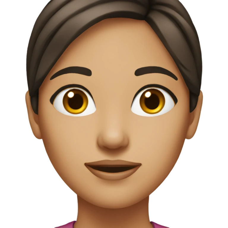 Brunette female  emoji