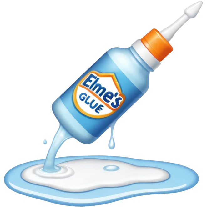 Elmer’s glue emoji