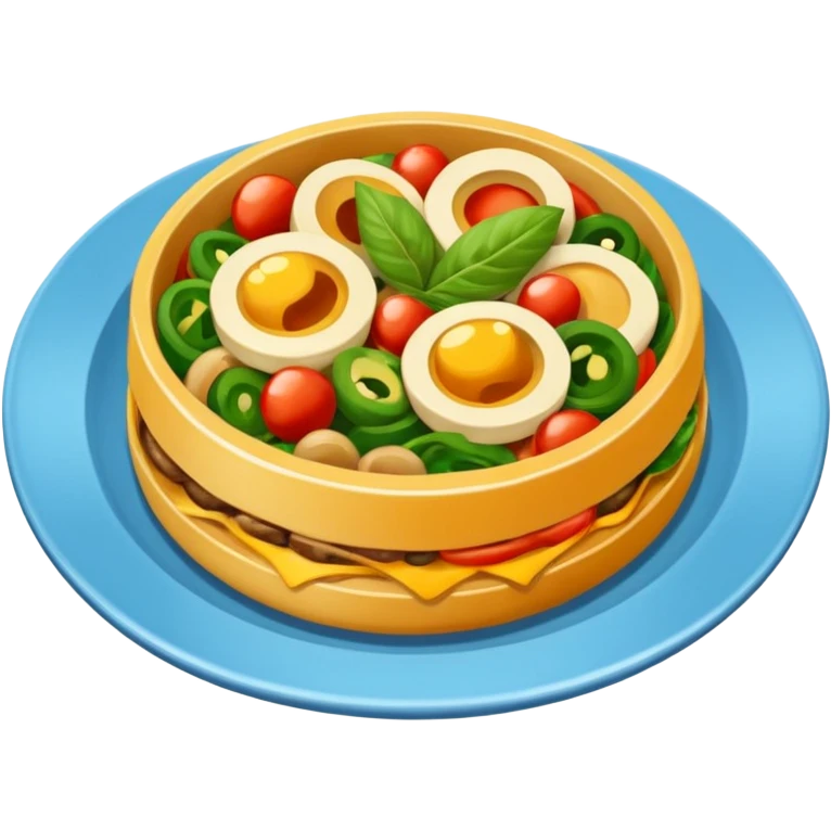 emoji de un plato emoji