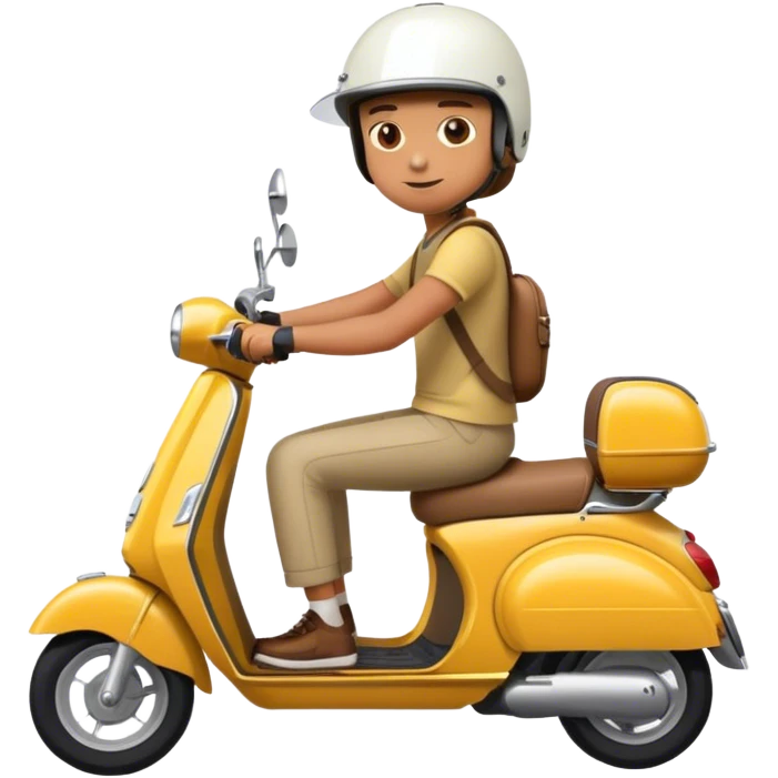 riding a scooter emoji