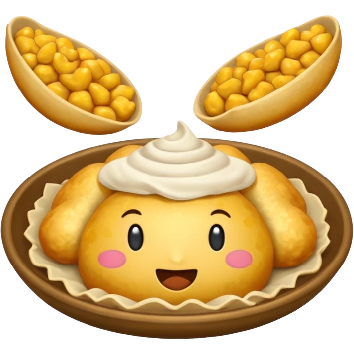 genera un emoji de migas de pan emoji