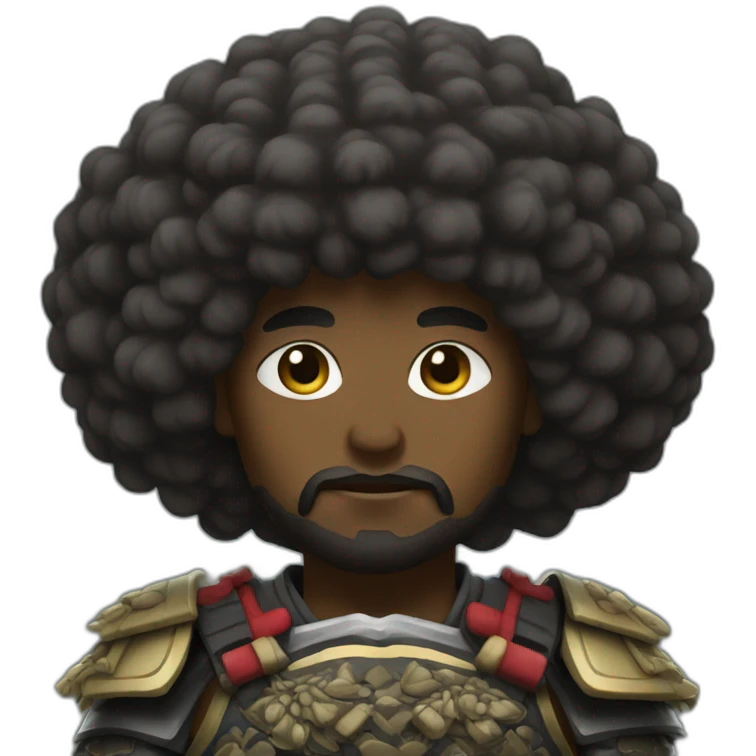 Afro samuraï emoji