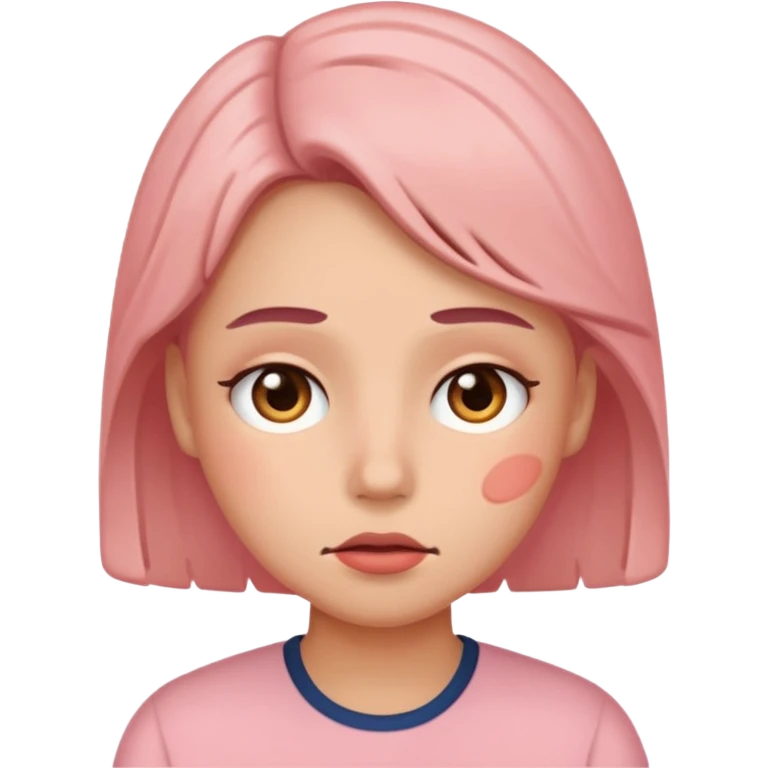 Blush nervously  emoji