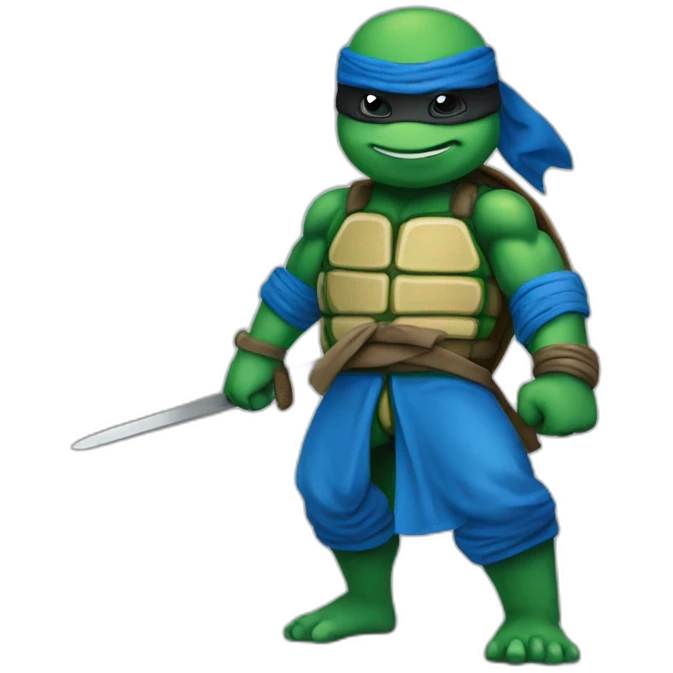 ninja-turtle-blue emoji