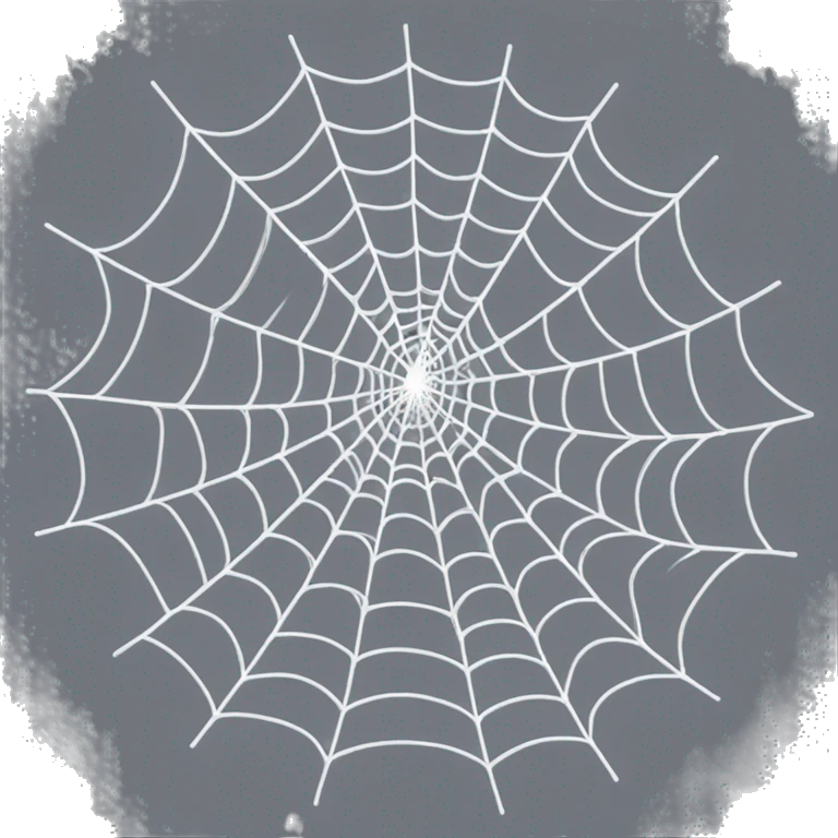 white Cobweb emoji