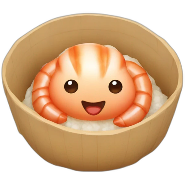 Shrimp dumpling emoji emoji