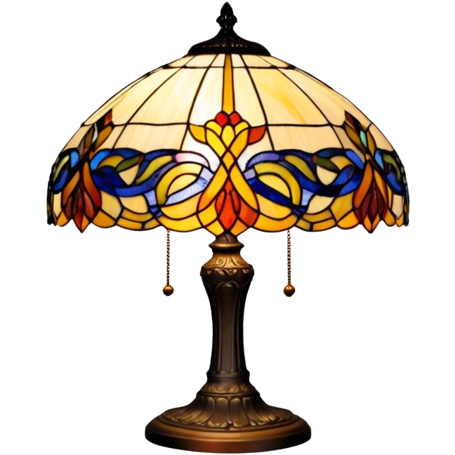 Tiffany lamp emoji