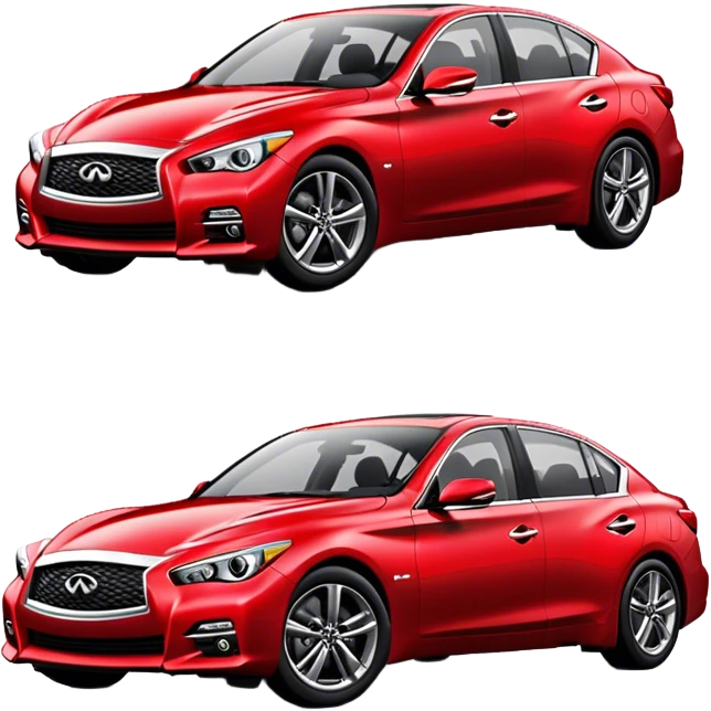 Infiniti q50 red emoji