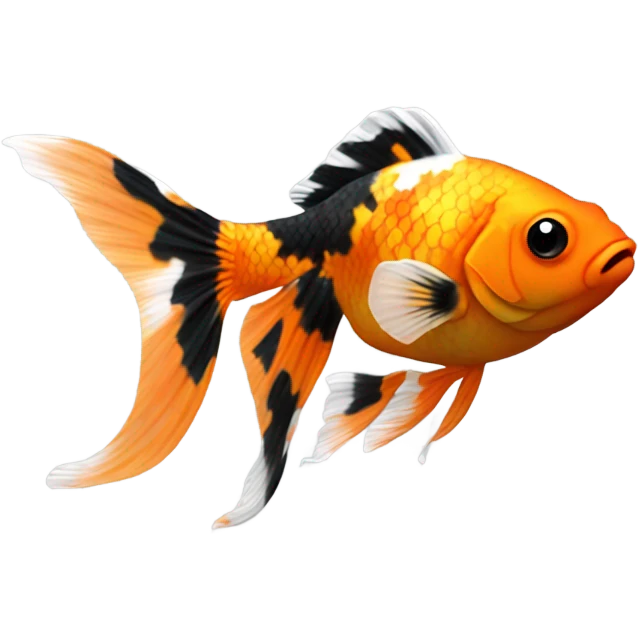 calico goldfish emoji