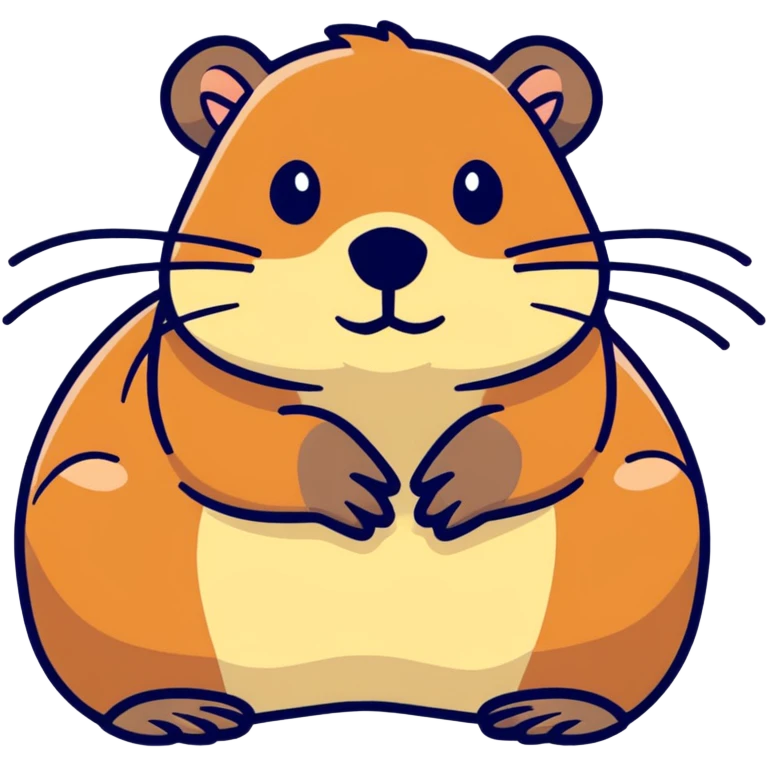 Nutria rosa emoji