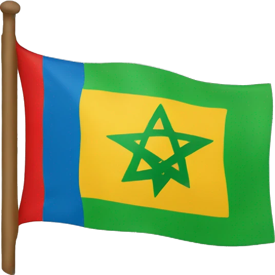 drapeau amazigh emoji