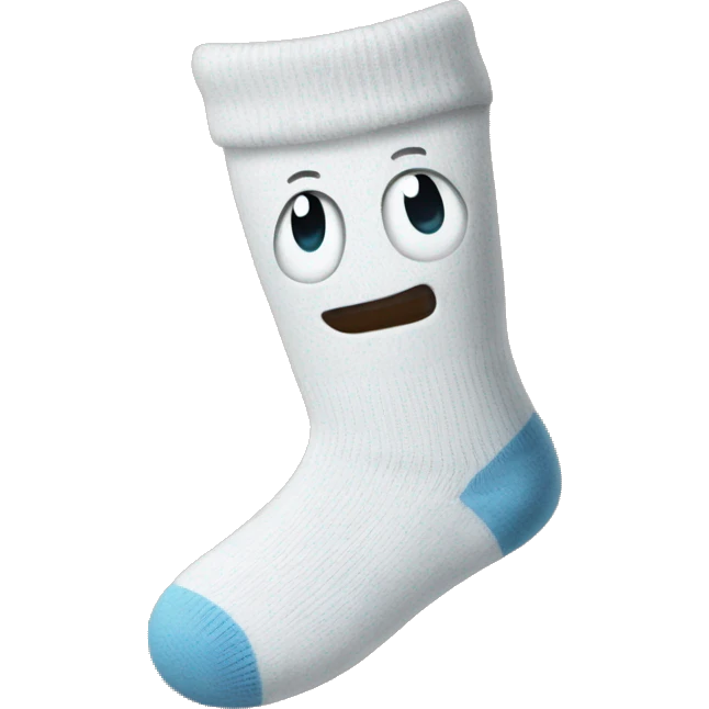 Sock saying max emoji