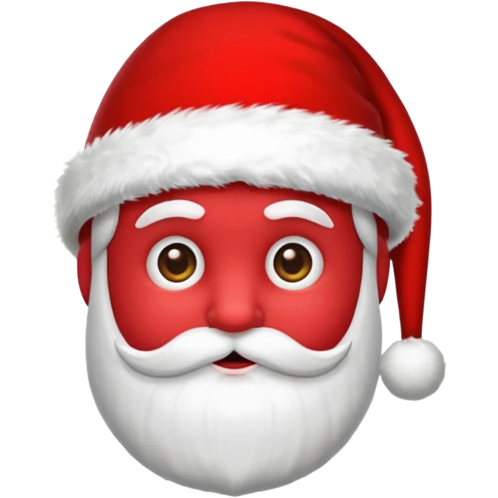 gorro do papai noel, apenas o gorro, sem nenhum rosto  emoji