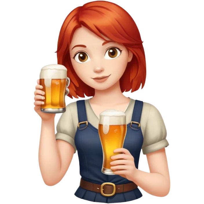Hot redneck country girl holding a beer  emoji