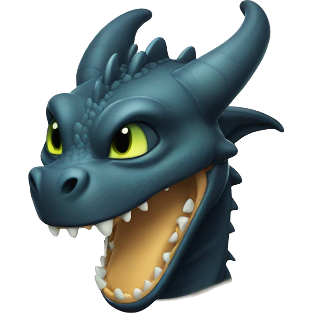 Dragon toothless emoji