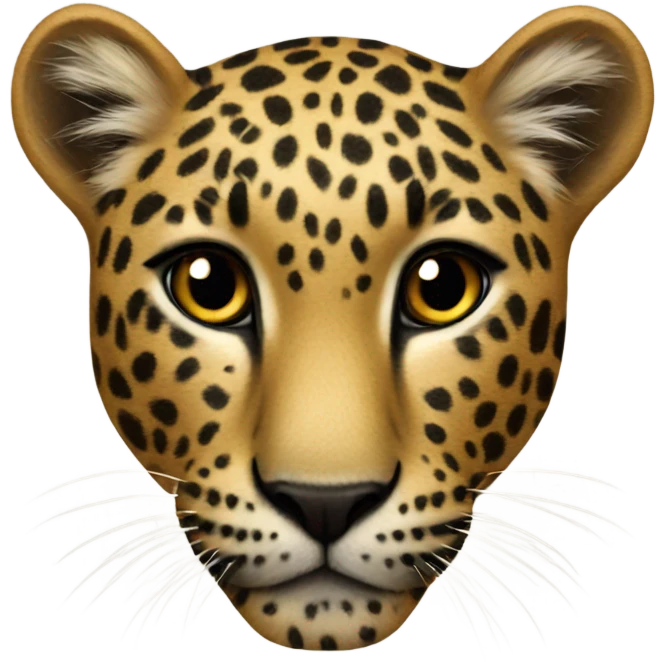 Leopard heart emoji