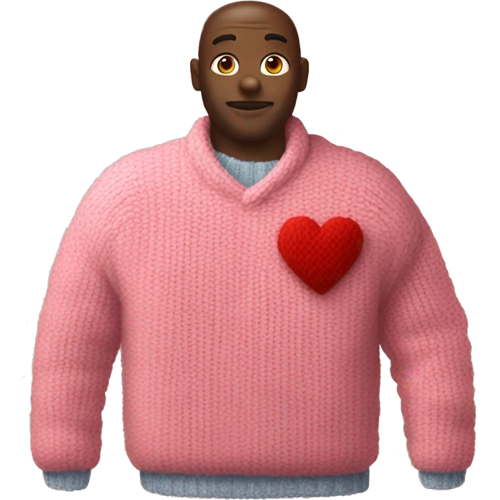cosy sweater heart  emoji