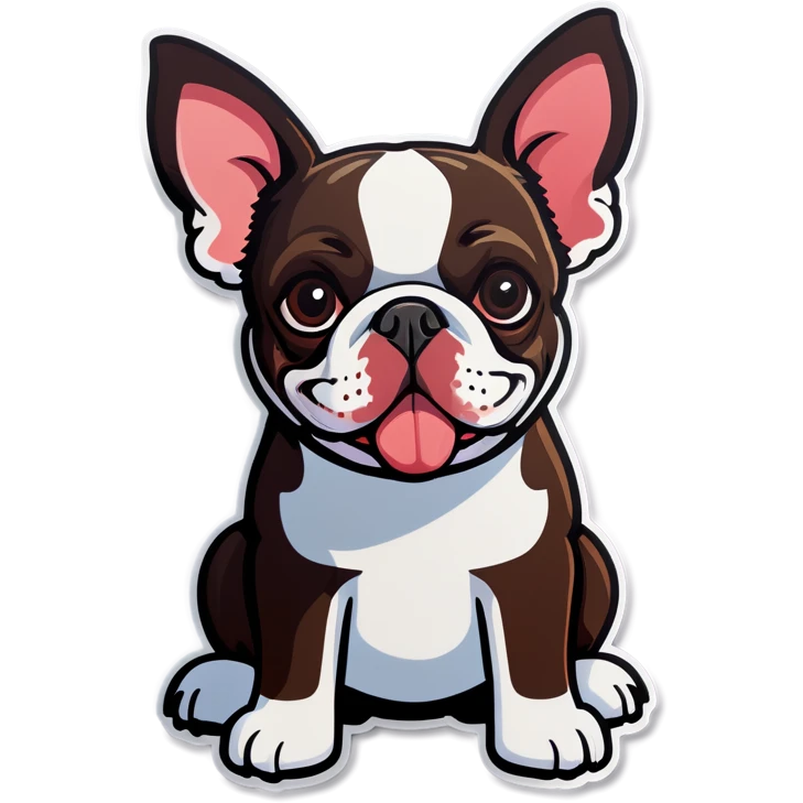 Dog Boston  emoji