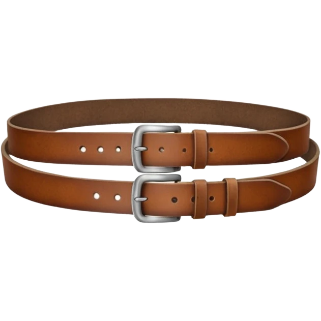 Belt for pant, brown colour ,one round only and look classic emoji