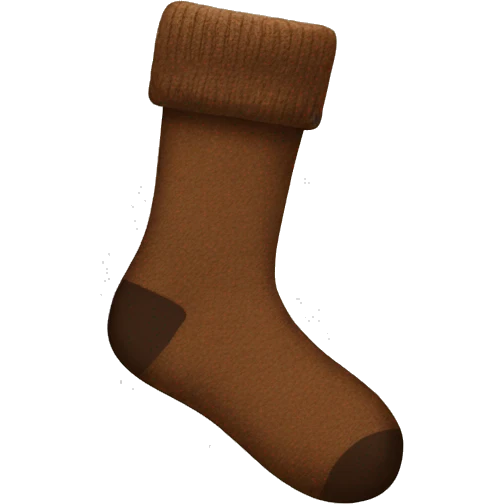 brown socks emoji