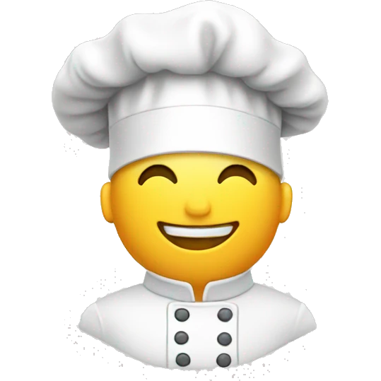 small chef hat emoji