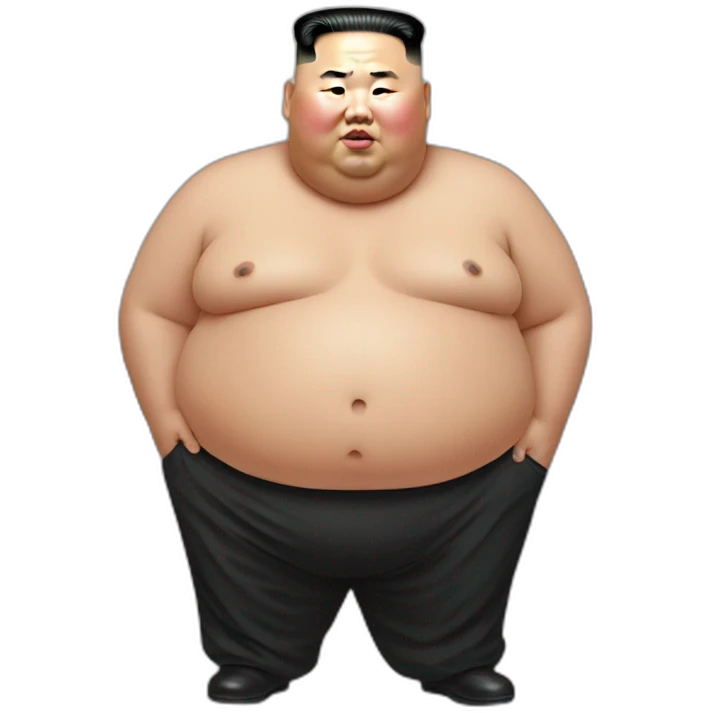 kim jong un fat emoji
