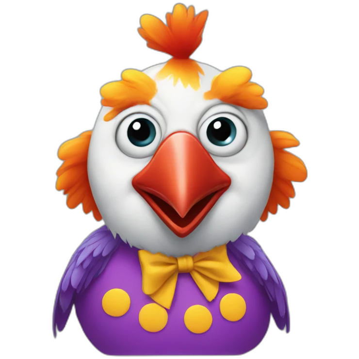 clown-bird emoji