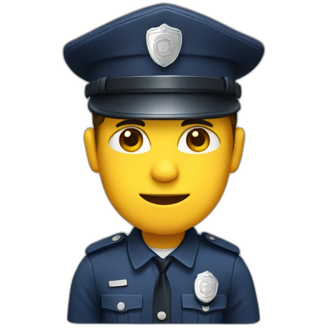 Policeman With a hat emoji