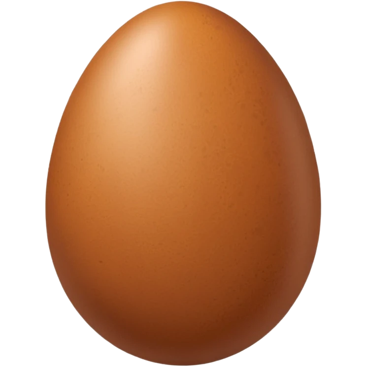 Brown Egg emoji