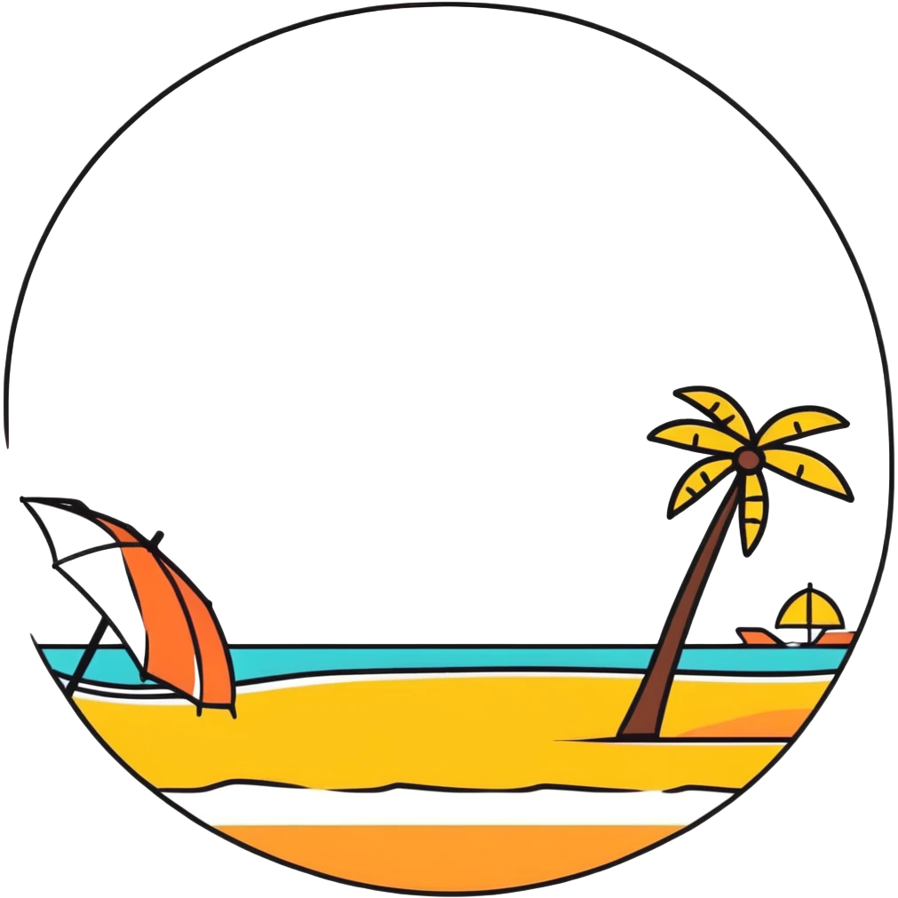 football on a beautiful beach with waves emoji