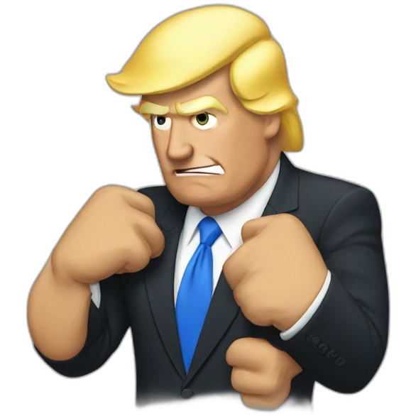 Trump flexing emoji