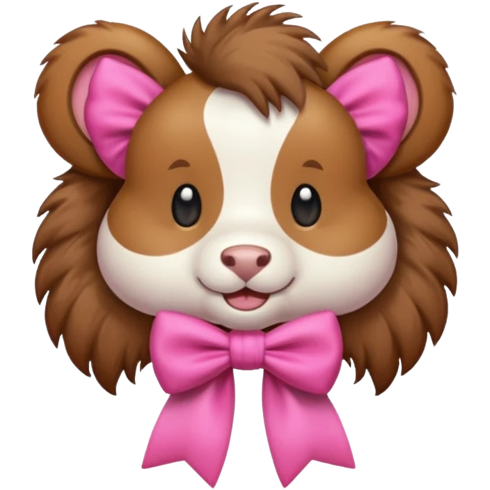 cowtail with bow on it emoji