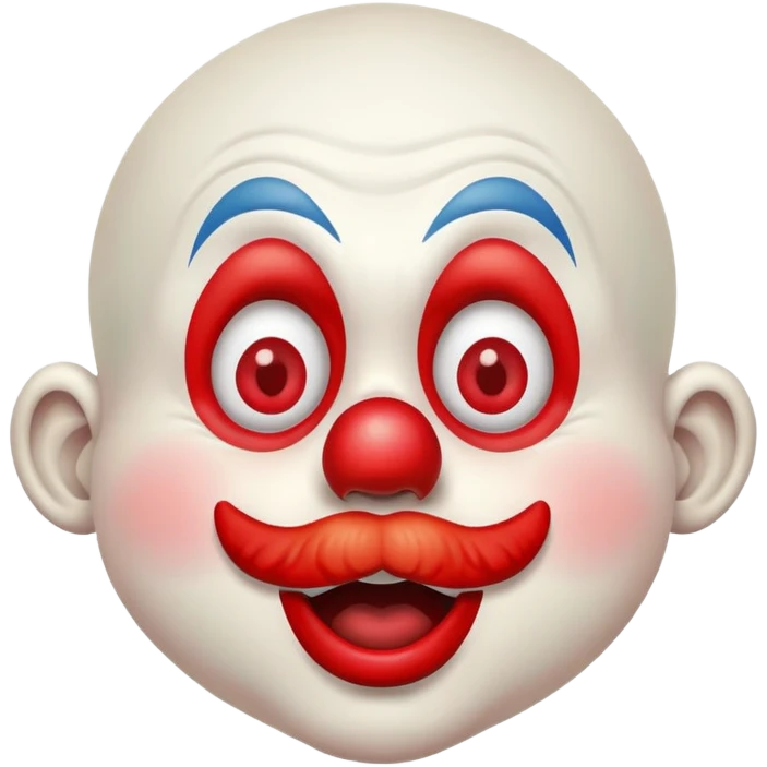 shocked clown emoji