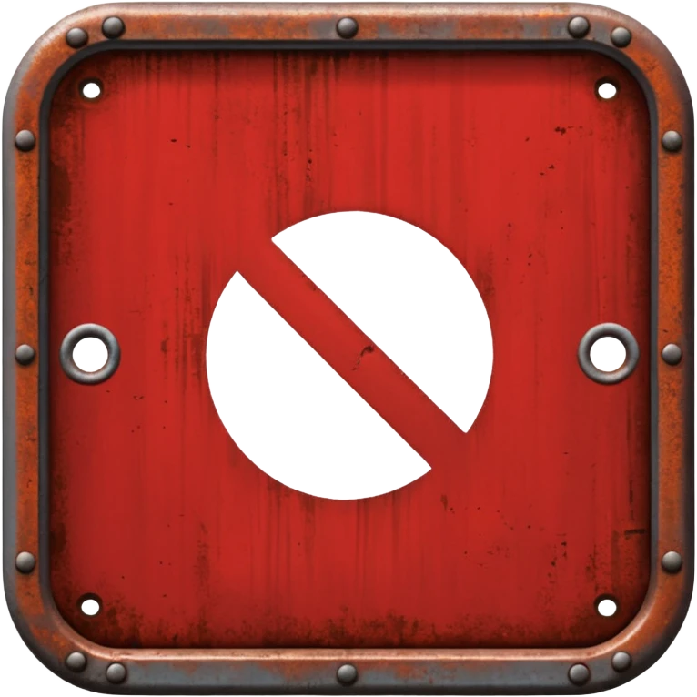 panneau interdit emoji